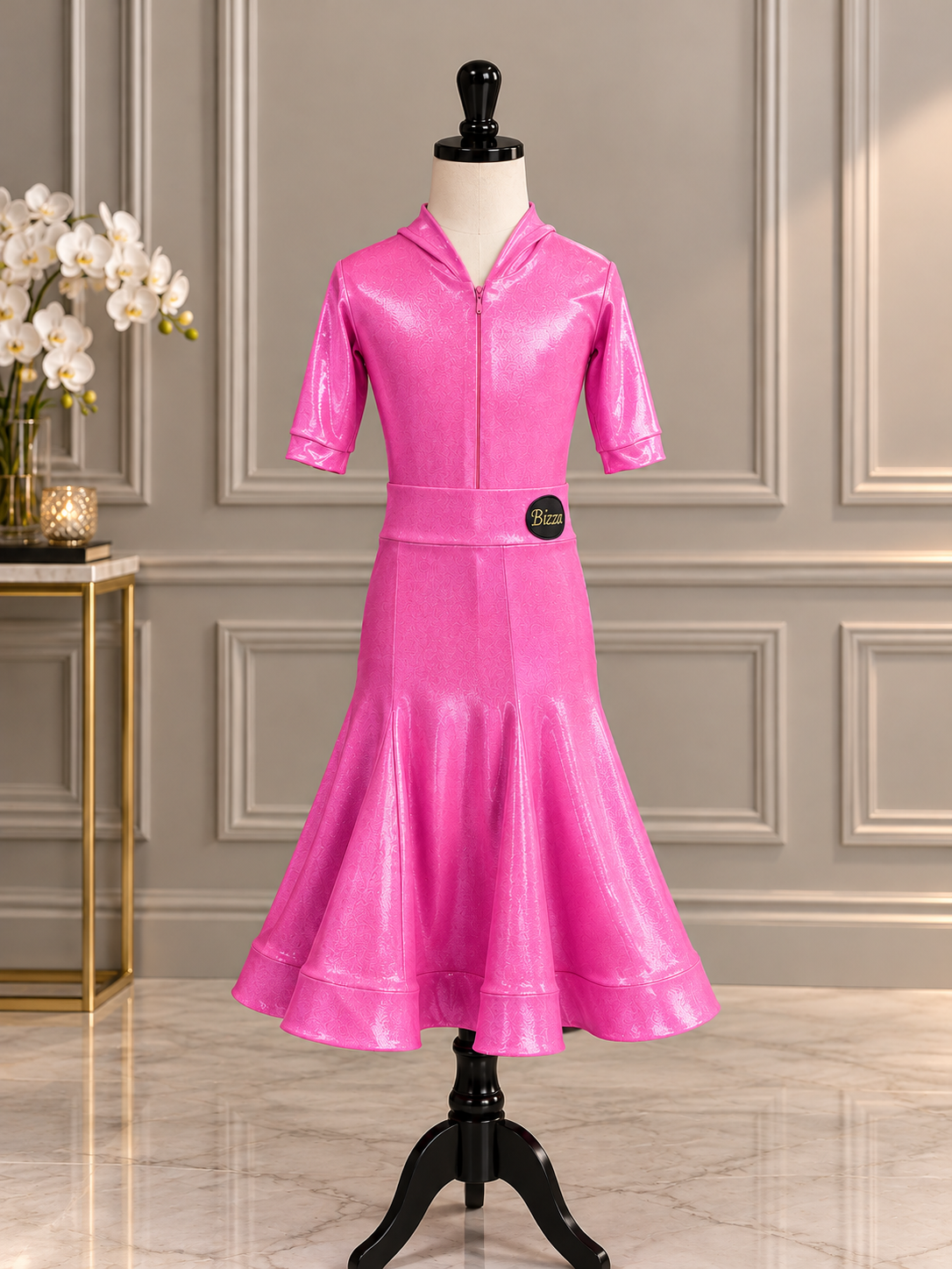 Pink Metallic Juvenile Latin Set (2Available)