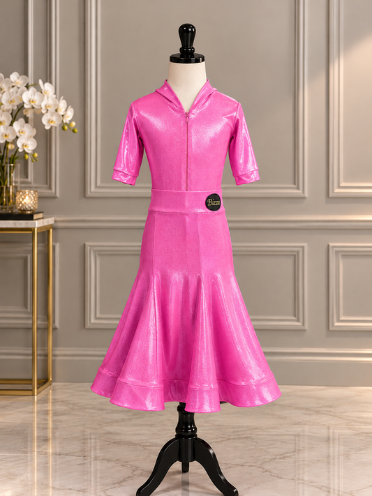 Pink Metallic Juvenile Latin Set (2Available)
