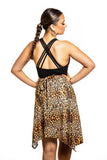 One size Leopard Print Wrap Skirt