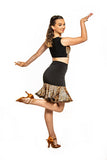𝟓-𝟔 𝐘𝐞𝐚𝐫𝐬  Drop Waisted Bright Leopard Skirt