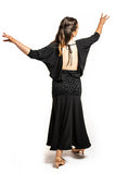 𝟐𝟔" 𝐖𝐚𝐢𝐬𝐭 Drop Waisted Flock Ballroom Skirt