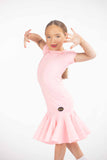 𝟓-𝟔 𝐘𝐞𝐚𝐫𝐬 Pink Puff Sleeved Dress