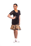 𝟐𝟐" 𝐖𝐚𝐢𝐬𝐭 Drop Waisted Tiger Print Skirt