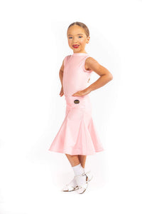 𝟓-𝟔 𝐘𝐞𝐚𝐫𝐬 Pink Panelled Ballroom Skirt