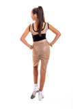 Gold Glitz Centre Ruched Skirt