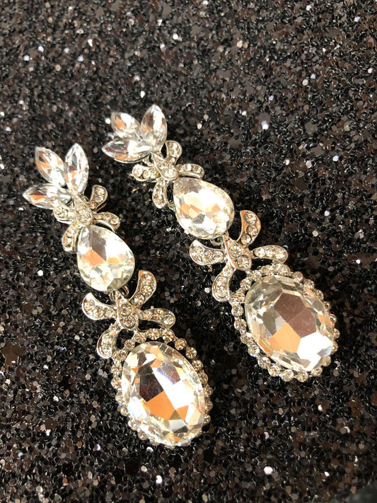 Crystal Clear Statement Earrings