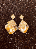 Gold diamante Georgia Earrings
