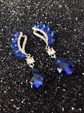 Blue Lagoon Diamante Earrings