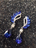 Blue Lagoon Diamante Earrings