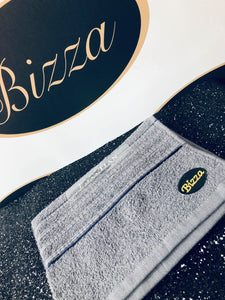 GREY EGYPTIAN COTTON BRANDED HAND TOWEL