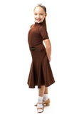 Brown Ballroom Skirt