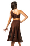 Brown & Leopard Ballroom Skirt