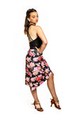 Summer Floral Wrap Skirt