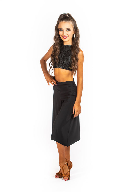 Black Culotte Trousers