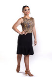 DROP WAISTED ROUCHE SKIRT - VARIOUS COLOURS AVAILABLE