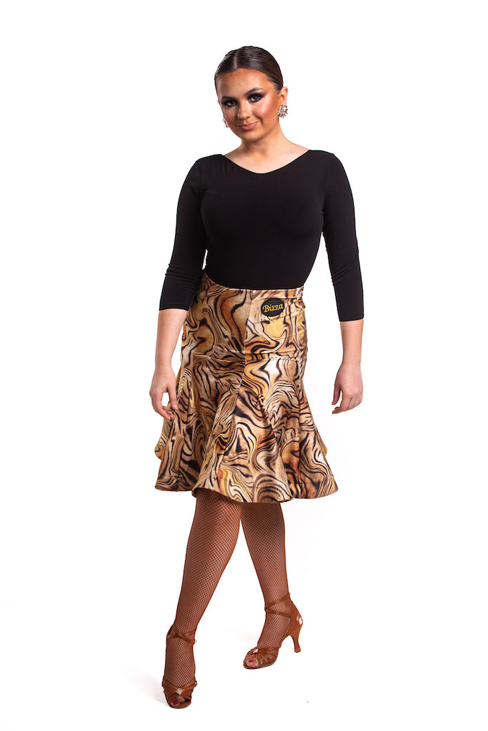 TIGER PRINT SKIRT