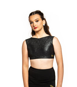 Metallic Crop Top