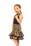 Double Frill Leopard Skirt!