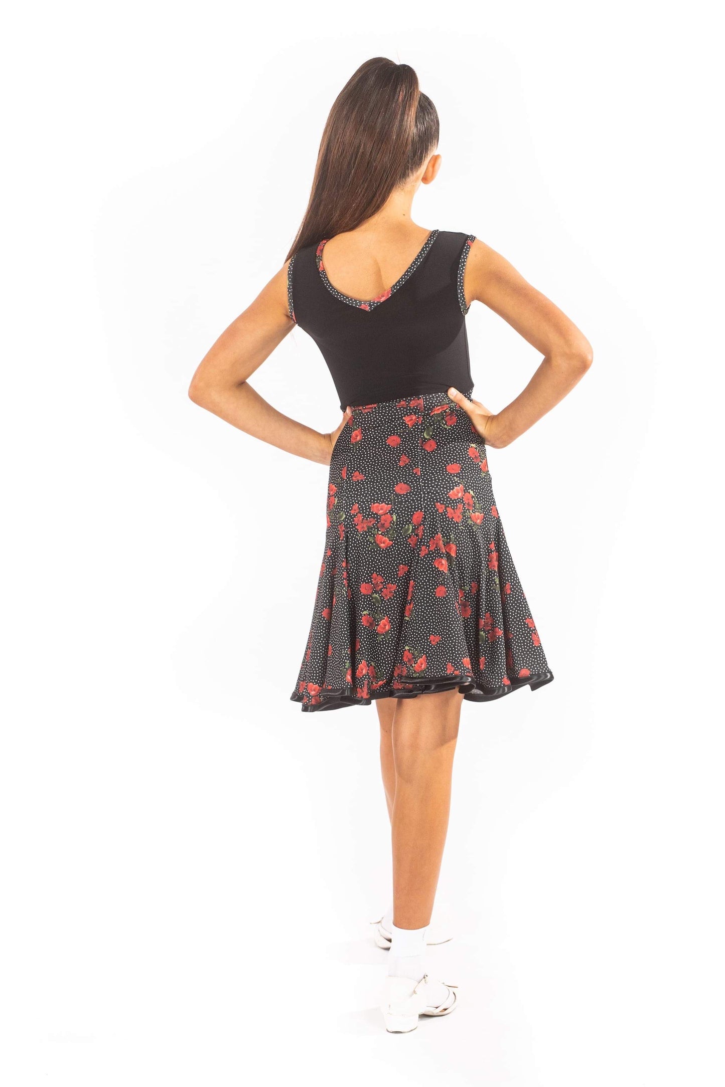 PolkadotPoppy High waisted dress