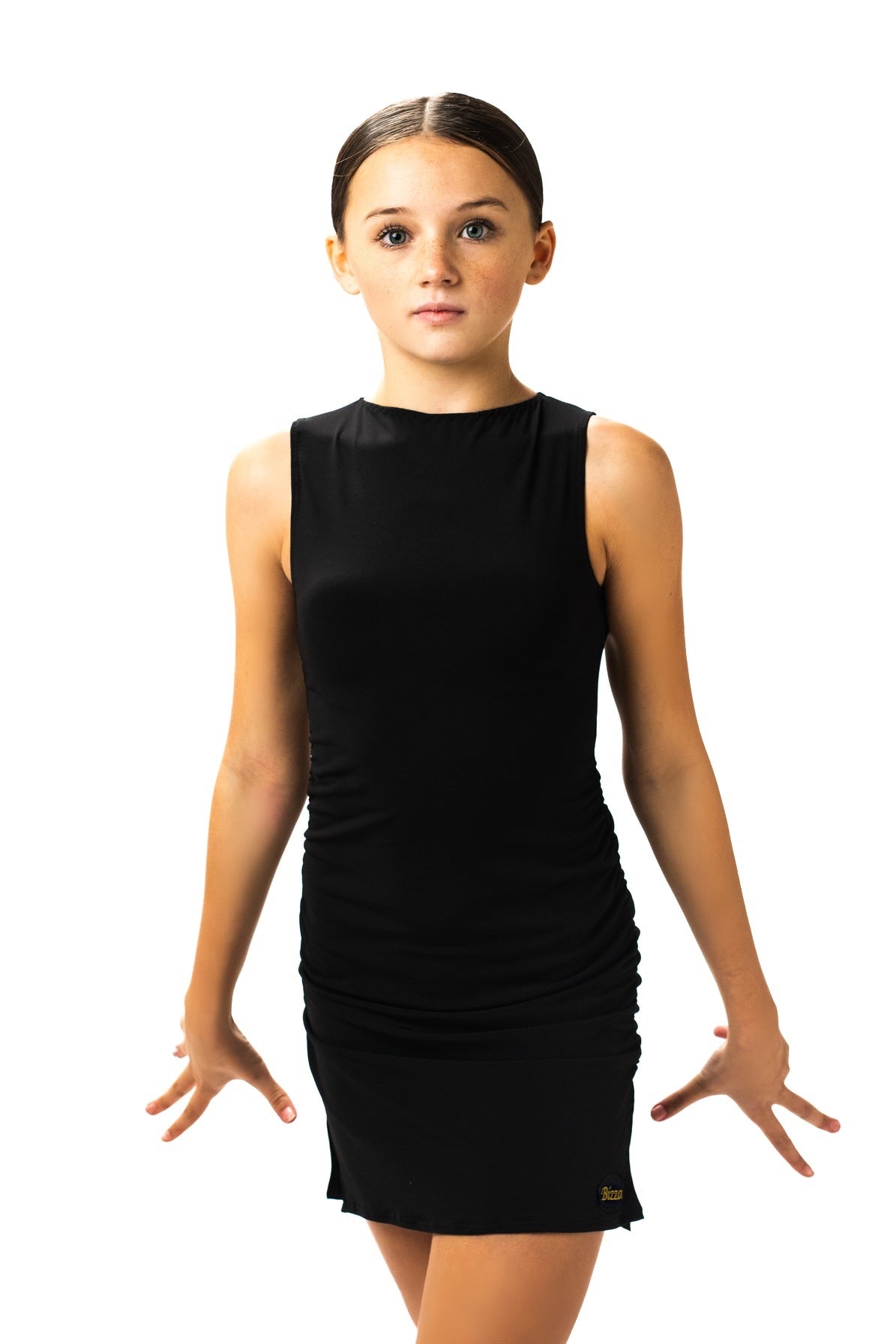 Black Keyhole Back Practice Dress