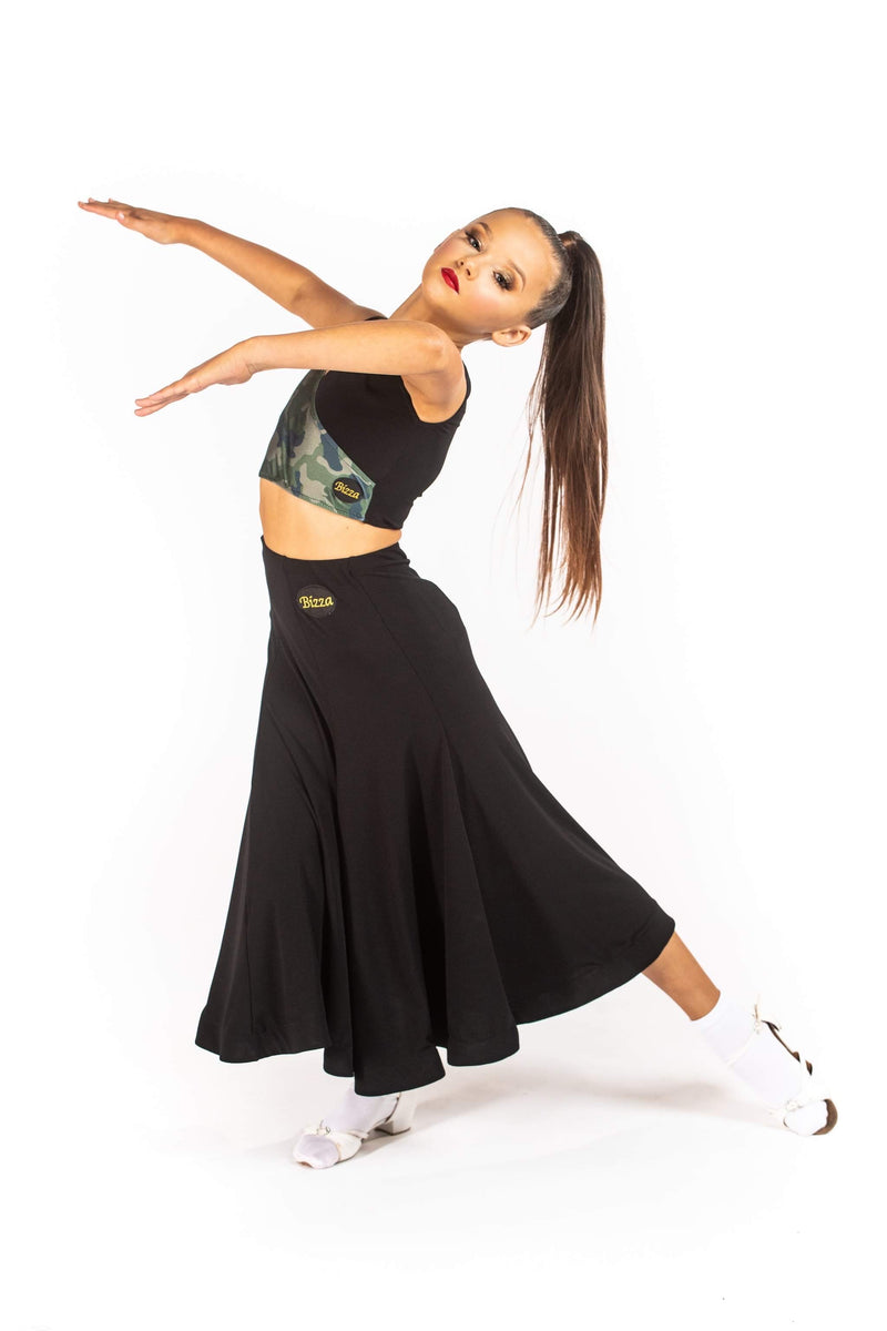 Black Ballroom Skirt – BIZZA DESIGN