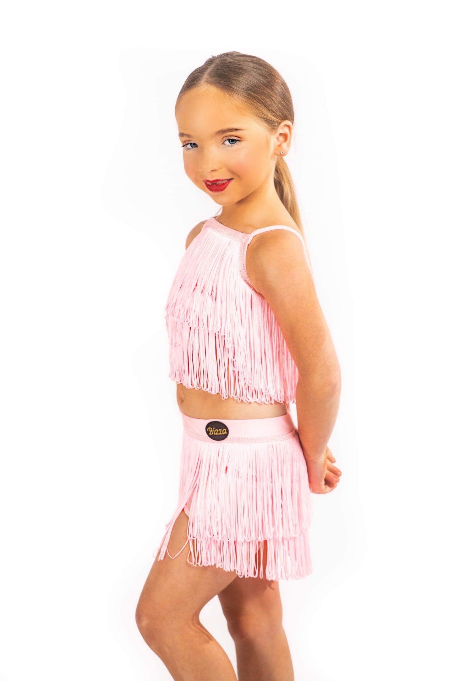 SHAKE IT! Pink Fringe Shorts