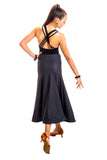 Leatherette Panelled Ballroom Skirt