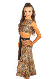 Full Leopard Ballroom Skirt